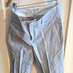 Banana Republic Martin Fit Pants Grey Size 4 Regular